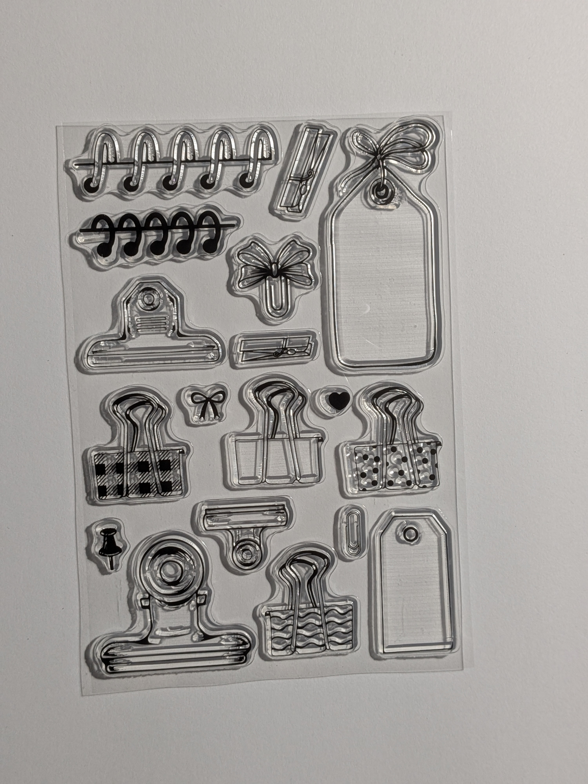 18 Stationery Stamps Including Clips
