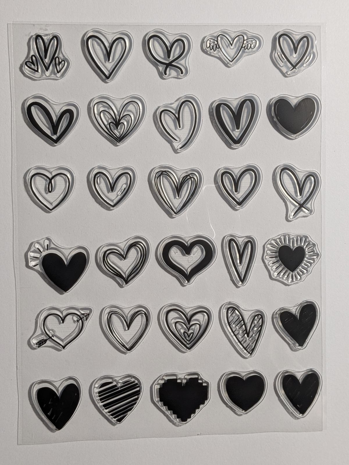 30 Decorative Hearts