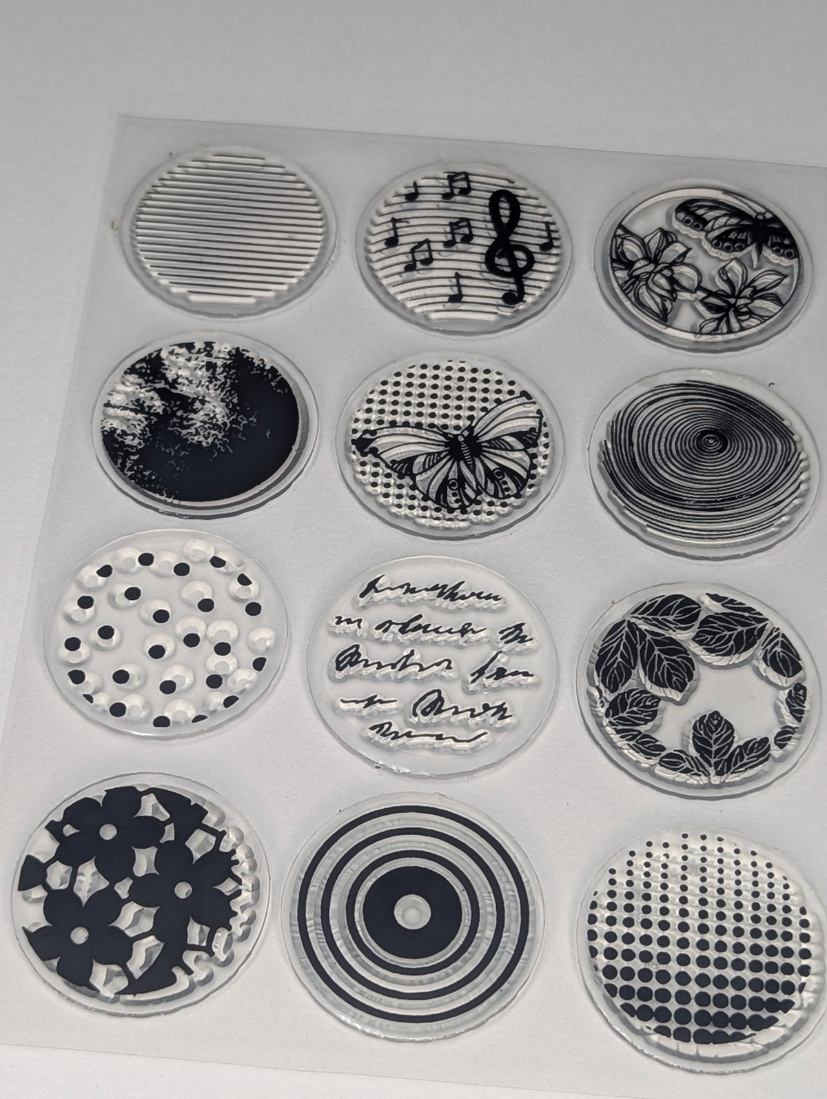 Circles - 12 Different Stamp Designs