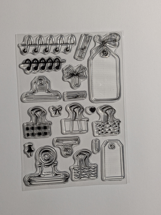 18 Stationery Stamps Including Clips