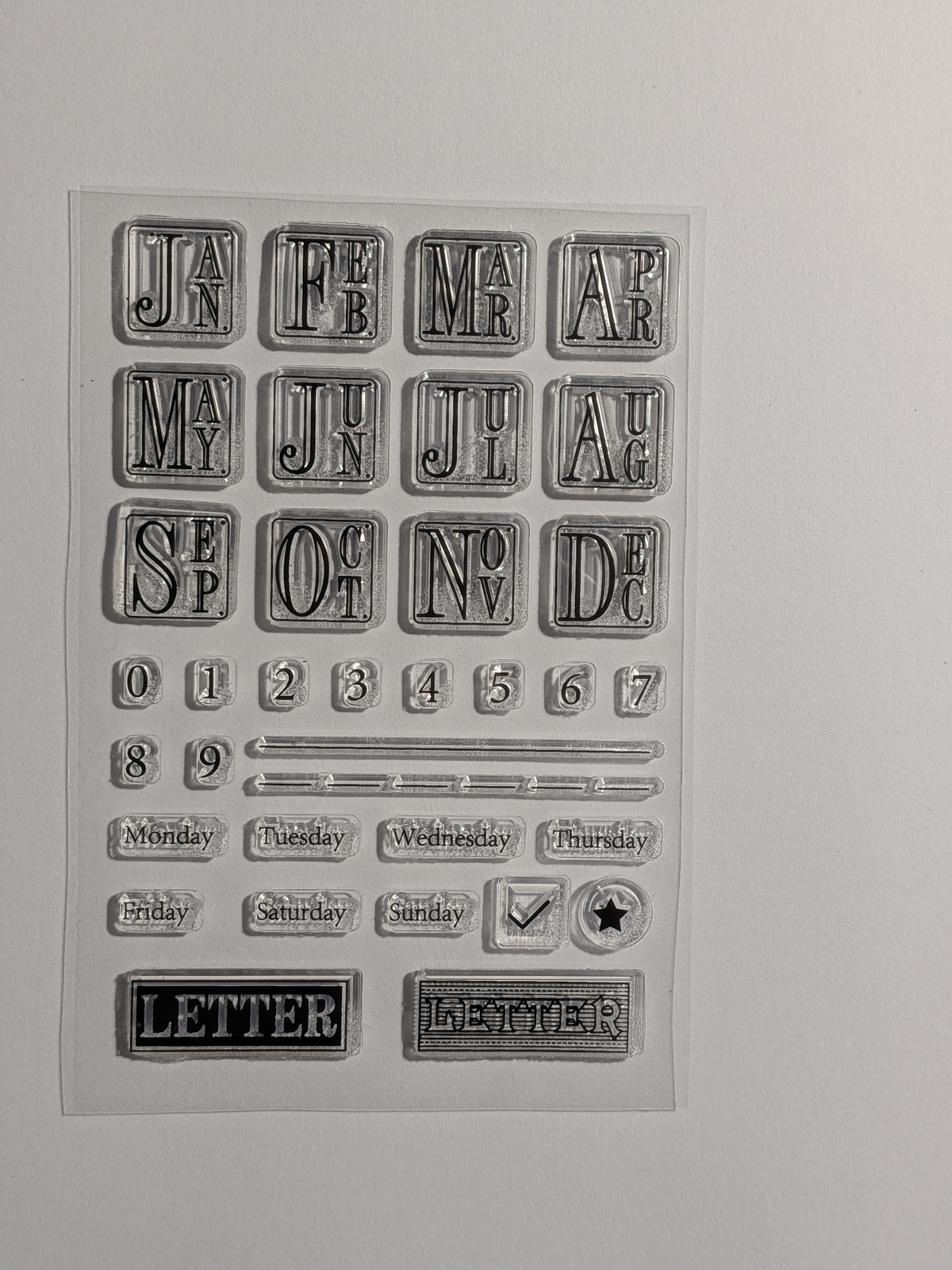 35 Date Stamps For Planners