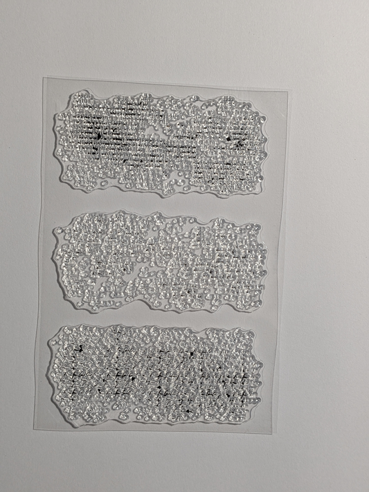 3 Large Background Stamps