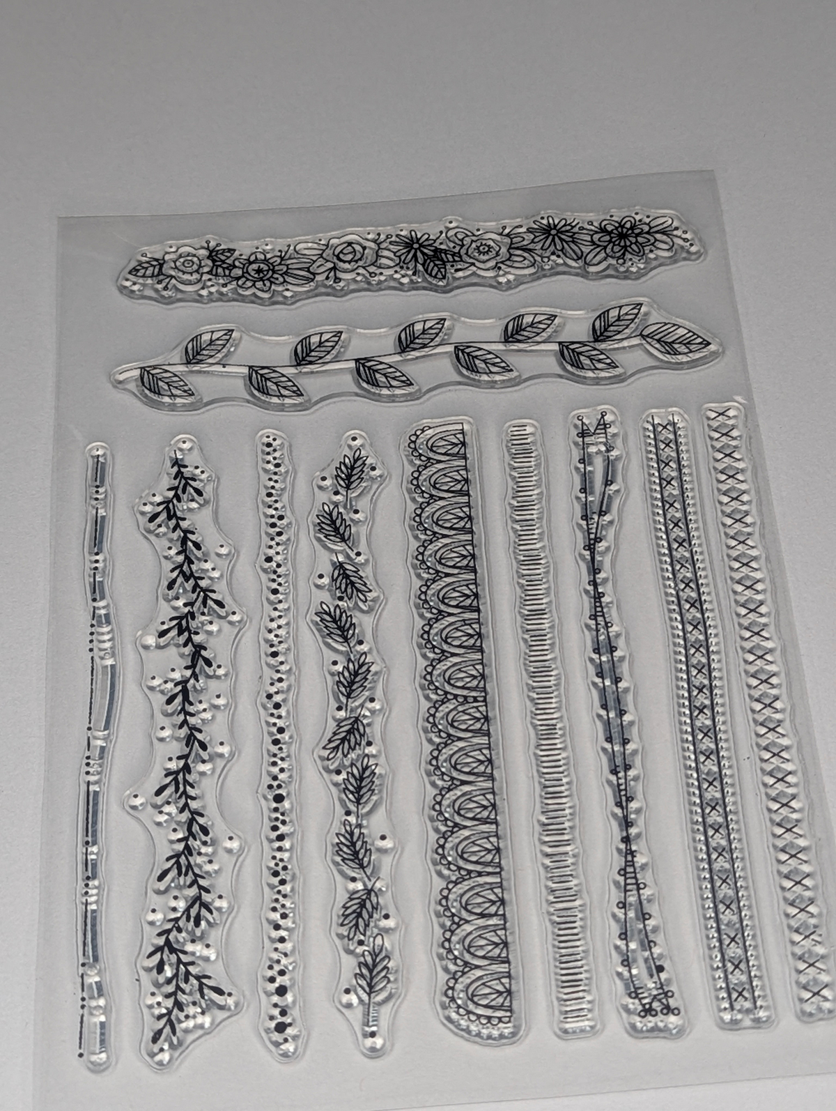 Borders - 11 Different Clear Stamp Designs