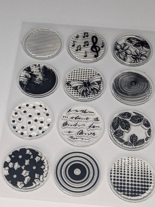Circles - 12 Different Stamp Designs