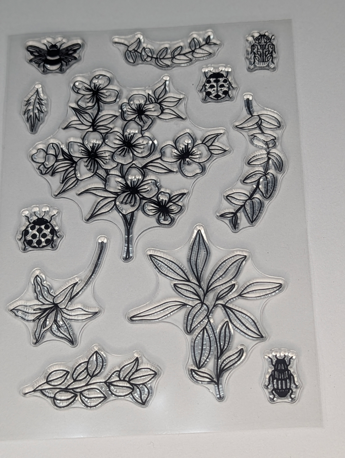 12 Designs Including Bees and Lady Bugs
