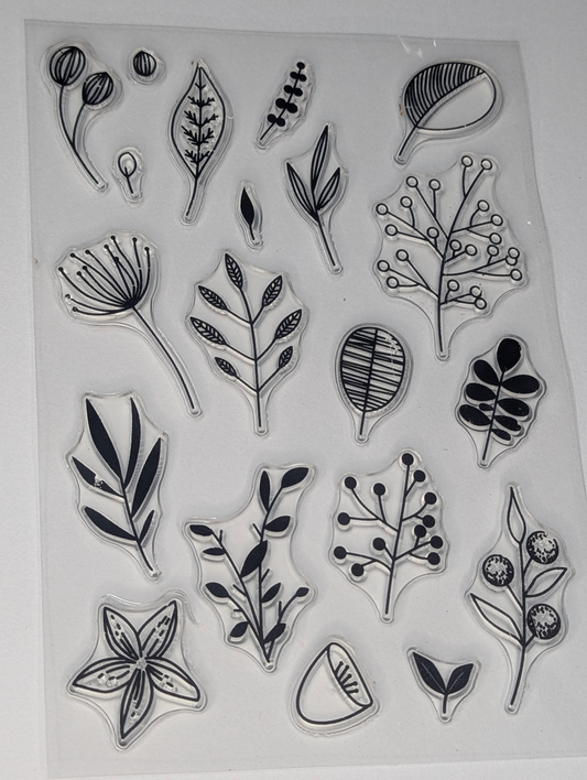 Minimalist Botanical Stamps - 20 Designs